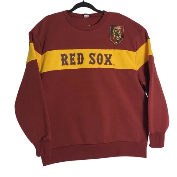 Harry Potter Gryffindor x MLB Boston Red Sox Crewneck Sweatshirt Mens Size XL - Picture 1 of 5
